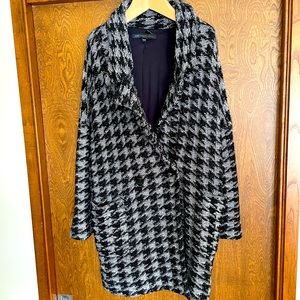 Marc by Marc Jacobs houndstooth sweater coat